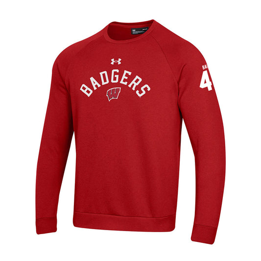 Wisconsin - NCAA Softball : Alivia Bark - Under Armour® Rival Fleece Crew-0