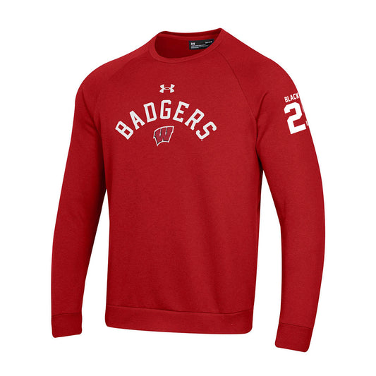 Wisconsin - NCAA Men's Basketball : Jonathan Blackwell - Under Armour® Rival Fleece Crew-0