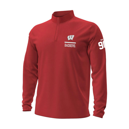Wisconsin - NCAA Football : Djidjou Bah - Under Armour® Motion Quarter Zip-0