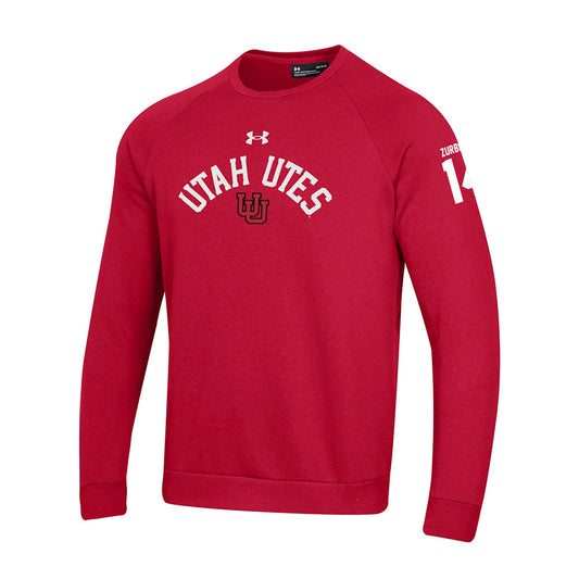 Utah - NCAA Football : Brendan Zurbrugg - Under Armour® Rival Fleece Crew-0