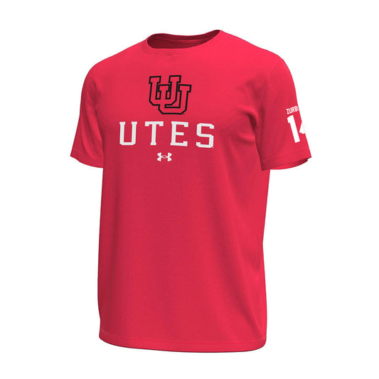 Utah - NCAA Football : Brendan Zurbrugg - Under Armour® Tech Stretch Tee-0