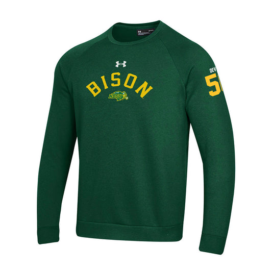 NDSU - NCAA Football : Damian Devine - Under Armour® Rival Fleece Crew-0