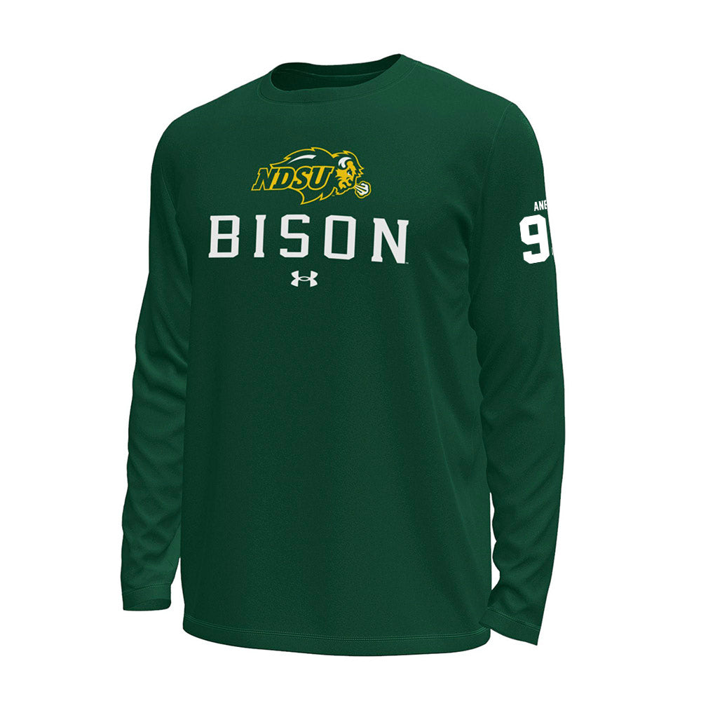 NDSU - NCAA Football : Toby Anene - Under Armour® Tech Stretch Long Sleeve Tee-0