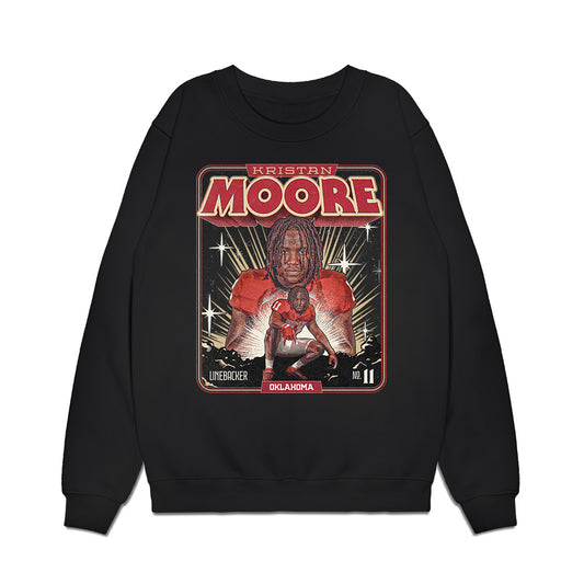 Oklahoma - NCAA Football : Kristan Moore - Collage Premium Crewneck Sweatshirt-0