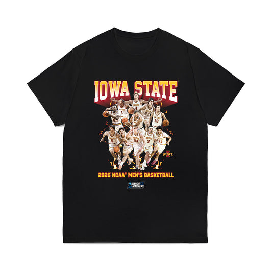 Iowa State - NCAA Men's Basketball : NCAA® March Madness® 2026 Team Collage Comfort Colors T-Shirt-0