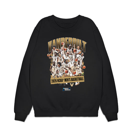 Vanderbilt - NCAA Men's Basketball : NCAA® March Madness® 2026 Team Collage Premium Crewneck Sweatshirt-0
