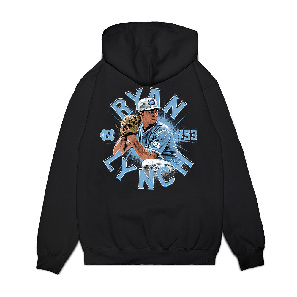 UNC - NCAA Baseball : Ryan Lynch - Collage Premium Hooded Sweatshirt-1