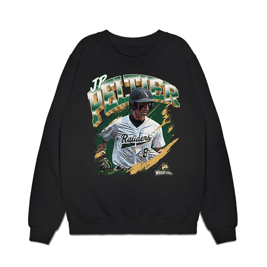 Wright State - NCAA Baseball : Jp Peltier - Collage Premium Crewneck Sweatshirt-0