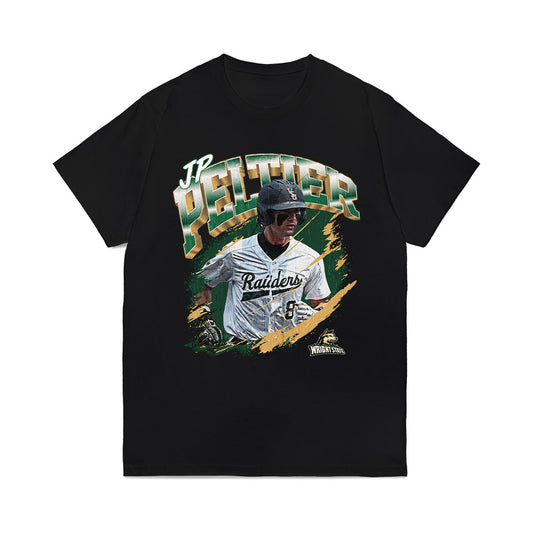 Wright State - NCAA Baseball : Jp Peltier - Collage Comfort Colors T-Shirt-0