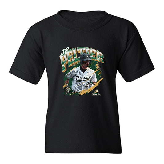 Wright State - NCAA Baseball : Jp Peltier - Collage Youth T-Shirt-0