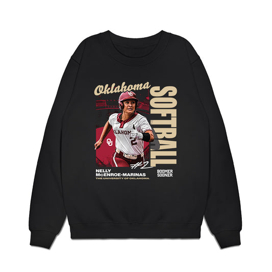 Oklahoma - NCAA Softball : Nelly McEnroe-Marinas - Collage Premium Crewneck Sweatshirt-0