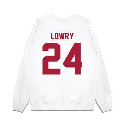Oklahoma - NCAA Softball : Audrey Lowry - Homerun Capital Of the World Premium Crewneck Sweatshirt-1