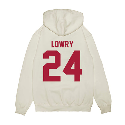 Oklahoma - NCAA Softball : Audrey Lowry - Homerun Premium Hooded Sweatshirt-1
