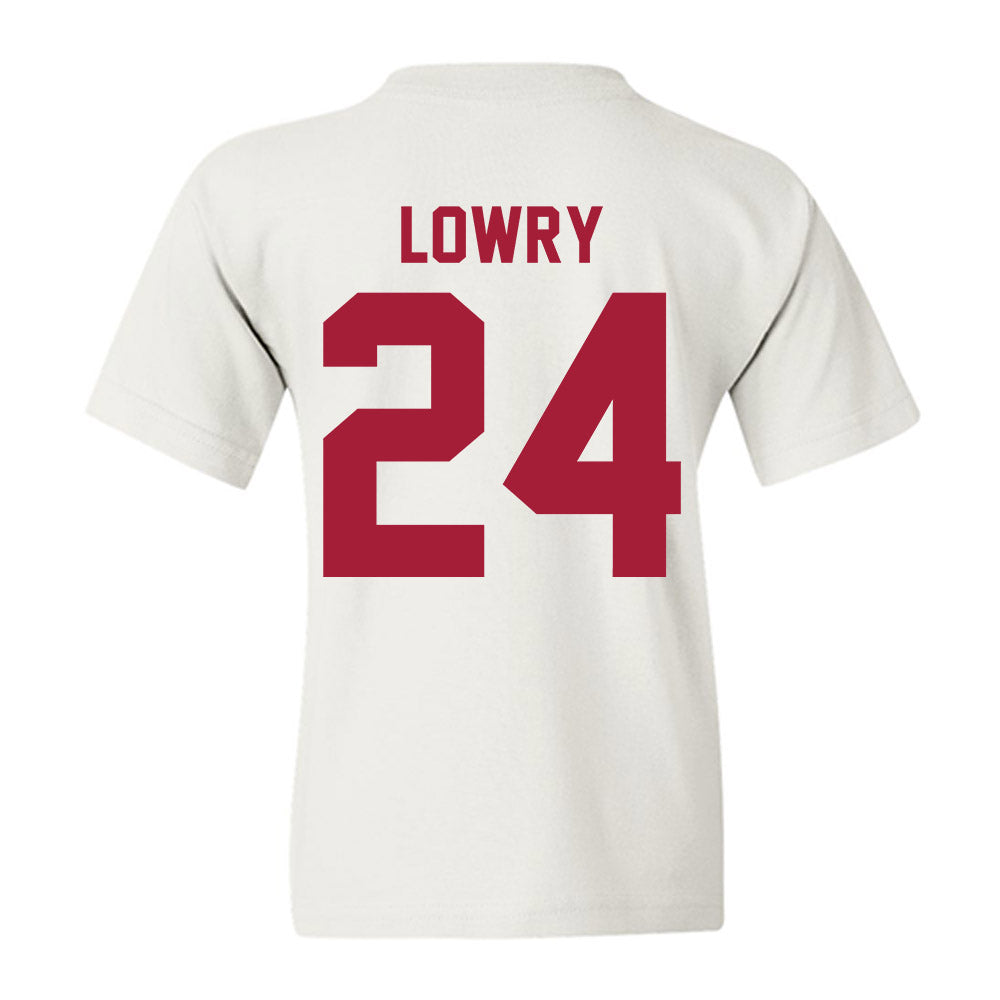 Oklahoma - NCAA Softball : Audrey Lowry - Homerun Youth T-Shirt-1