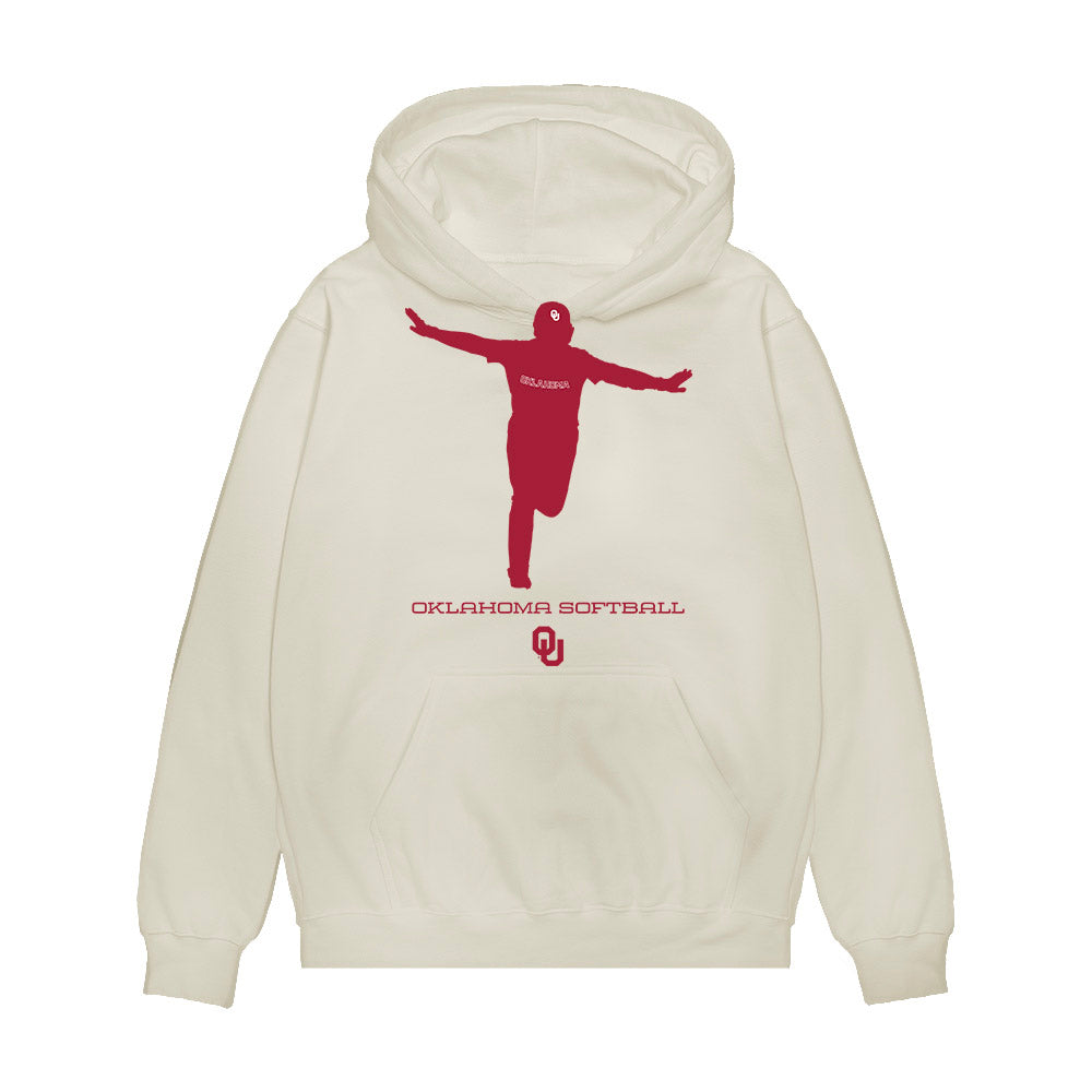 Oklahoma - NCAA Softball : Audrey Lowry - Homerun Premium Hooded Sweatshirt-0