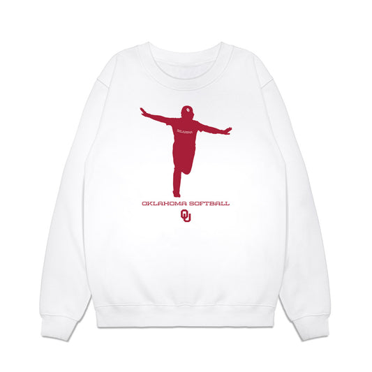Oklahoma - NCAA Softball : Audrey Lowry - Homerun Premium Crewneck Sweatshirt-0