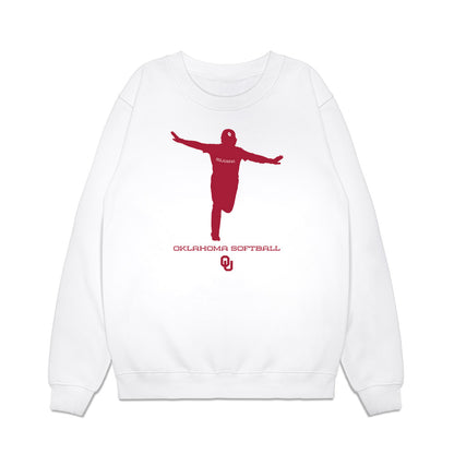 Oklahoma - NCAA Softball : Chaney Helton - Homerun Premium Crewneck Sweatshirt-0