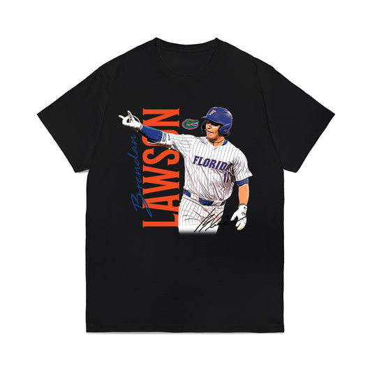 Florida - NCAA Baseball : Brendan Lawson - Collage Comfort Colors T-Shirt-0