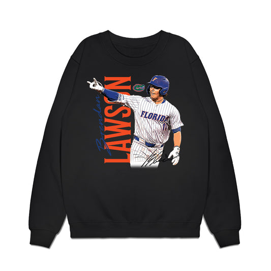 Florida - NCAA Baseball : Brendan Lawson - Collage Premium Crewneck Sweatshirt-0