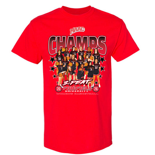 Fairfield - NCAA Women's Basketball : - MAAC Conference Tournament Champions T-Shirt-0