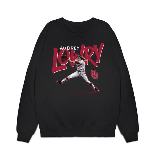 Oklahoma - NCAA Softball : Audrey Lowry - Collage Premium Crewneck Sweatshirt-0