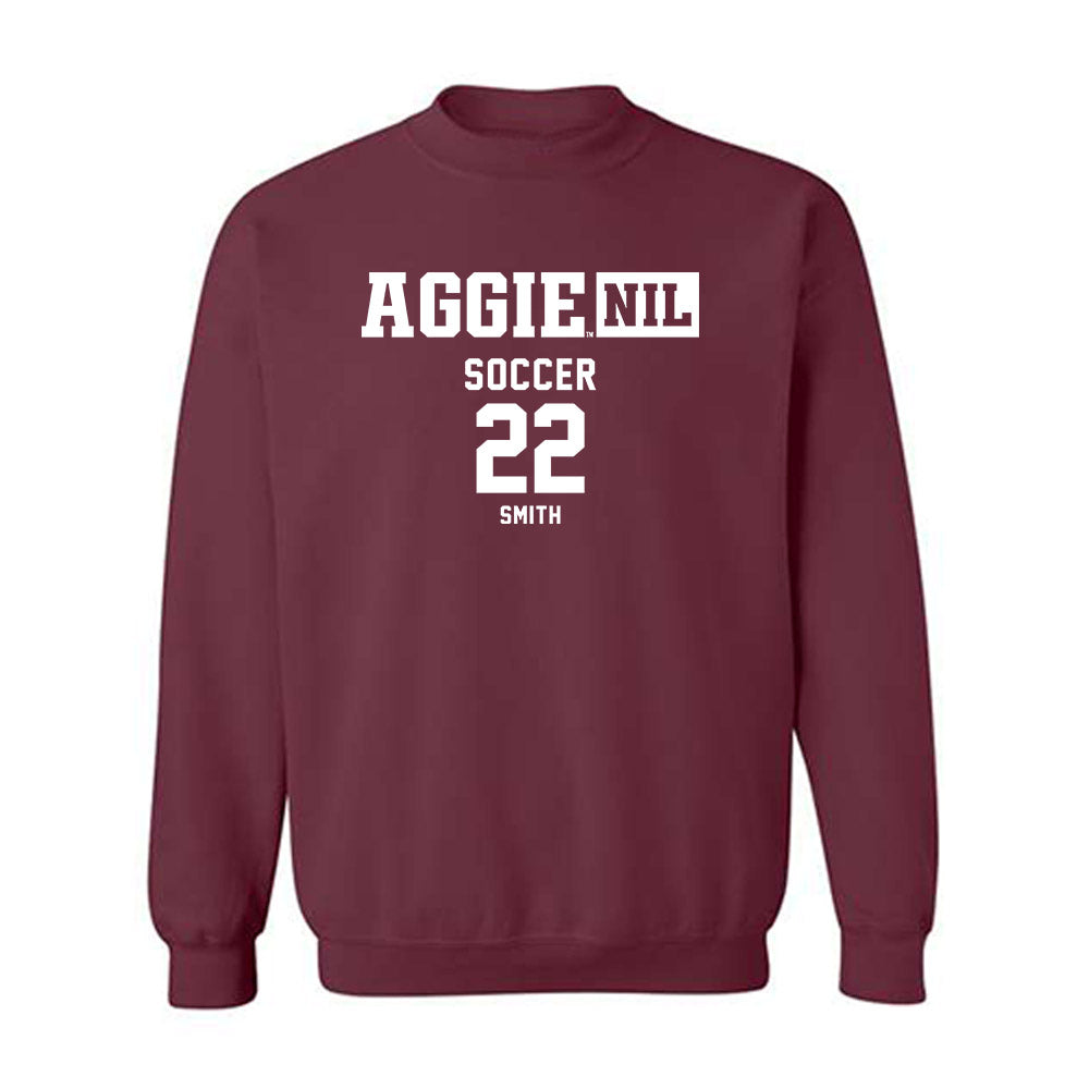 Texas A&M - NCAA Women's Soccer : Kieana Smith - Aggies NIL Classic Shersey Crewneck Sweatshirt-0