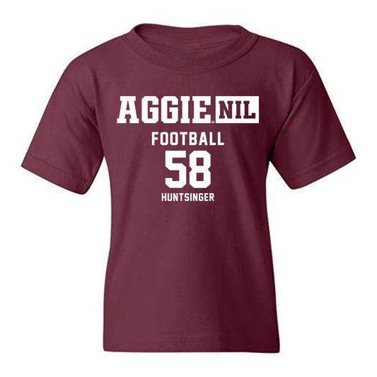 Texas A&M - NCAA Football : William Huntsinger - Aggies NIL Classic Shersey Youth T-Shirt-0
