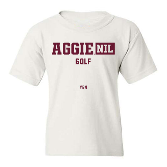 Texas A&M - NCAA Women's Golf : Natalie Yen - Aggies NIL Classic Shersey Youth T-Shirt-0