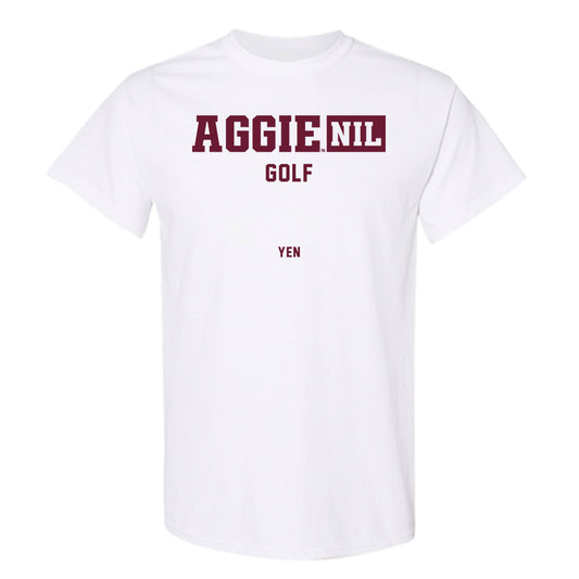 Texas A&M - NCAA Women's Golf : Natalie Yen - Aggies NIL Classic Shersey T-Shirt-0