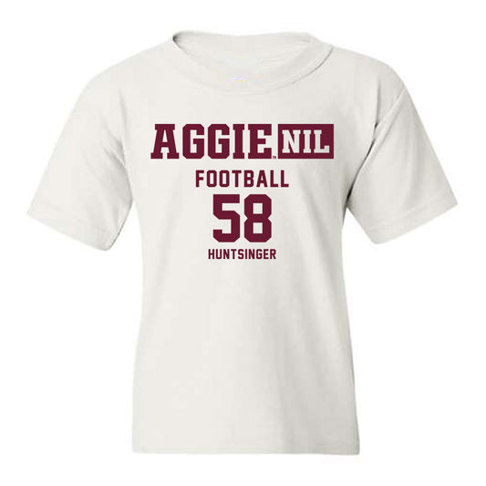Texas A&M - NCAA Football : William Huntsinger - Aggies NIL Classic Shersey Youth T-Shirt-0