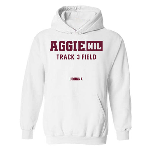 Texas A&M - NCAA Men's Track & Field : Jedidiah Udunna - Aggies NIL Classic Shersey Hooded Sweatshirt-0