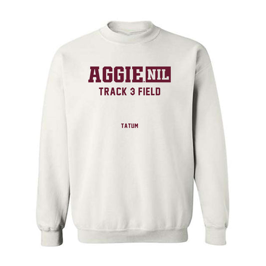 Texas A&M - NCAA Women's Track & Field : Adriana Tatum - Aggies NIL Classic Shersey Crewneck Sweatshirt-0