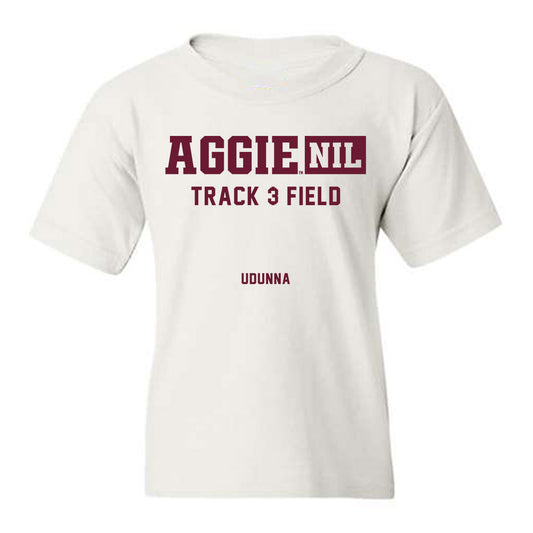 Texas A&M - NCAA Men's Track & Field : Jedidiah Udunna - Aggies NIL Classic Shersey Youth T-Shirt-0