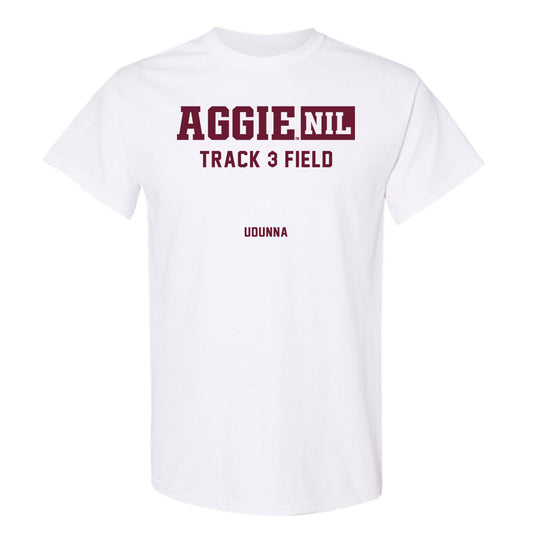 Texas A&M - NCAA Men's Track & Field : Jedidiah Udunna - Aggies NIL Classic Shersey T-Shirt-0