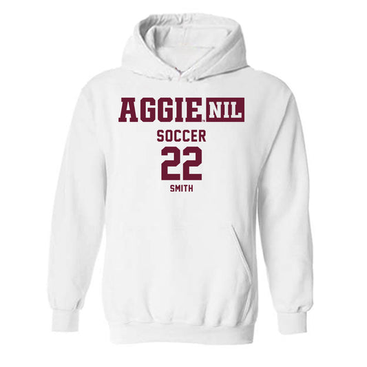 Texas A&M - NCAA Women's Soccer : Kieana Smith - Aggies NIL Classic Shersey Hooded Sweatshirt-0