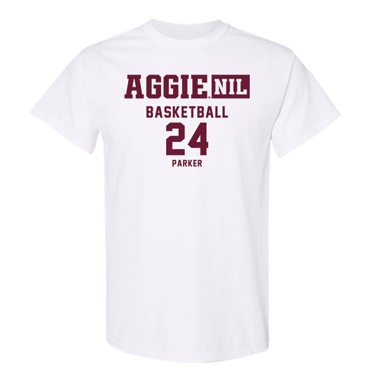 Texas A&M - NCAA Women's Basketball : Emerald Parker - Aggies NIL Classic Shersey T-Shirt-0
