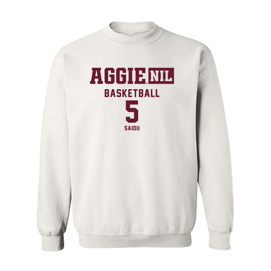 Texas A&M - NCAA Women's Basketball : Vanessa Saidu - Aggies NIL Classic Shersey Crewneck Sweatshirt-0