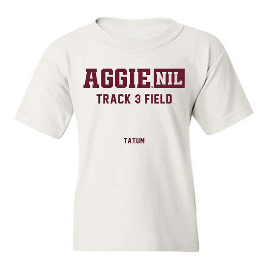 Texas A&M - NCAA Women's Track & Field : Adriana Tatum - Aggies NIL Classic Shersey Youth T-Shirt-0