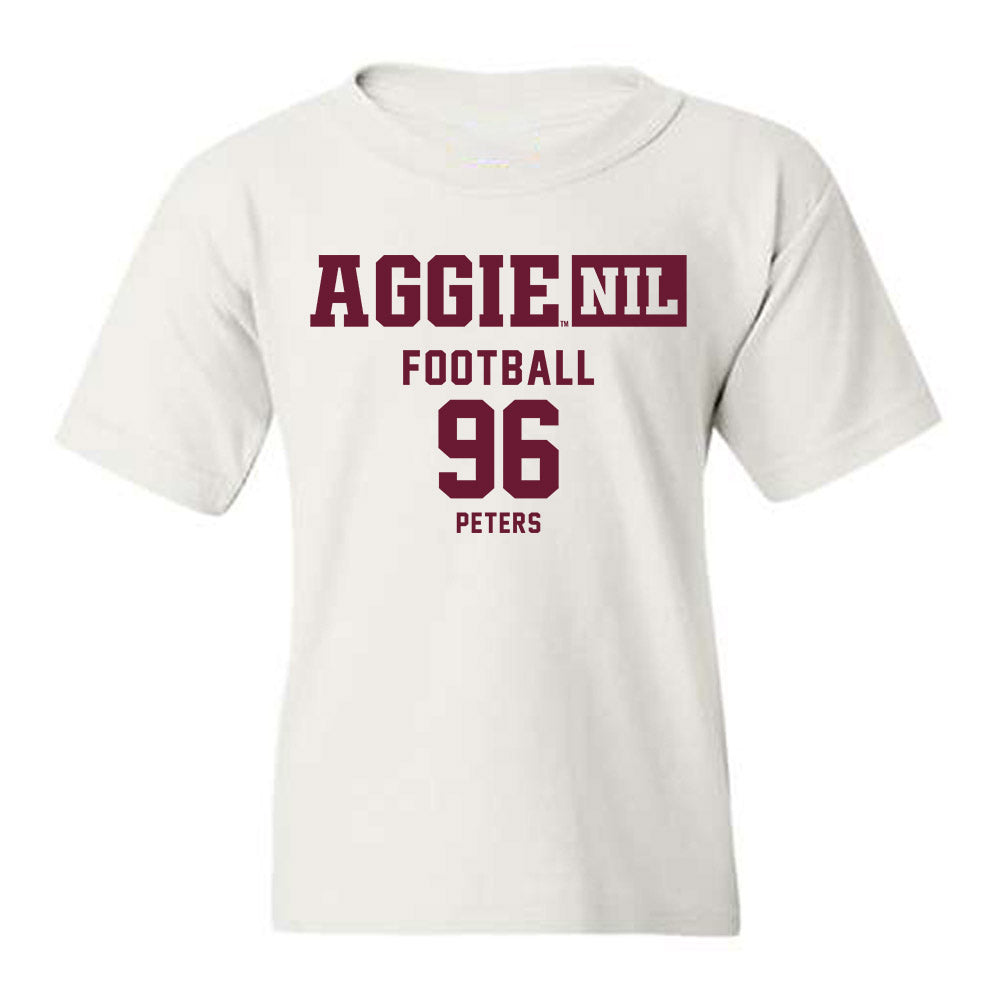 Texas A&M - NCAA Football : Waylon Peters - Aggies NIL Classic Shersey Youth T-Shirt-0