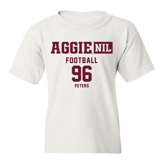 Texas A&M - NCAA Football : Waylon Peters - Aggies NIL Classic Shersey Youth T-Shirt-0