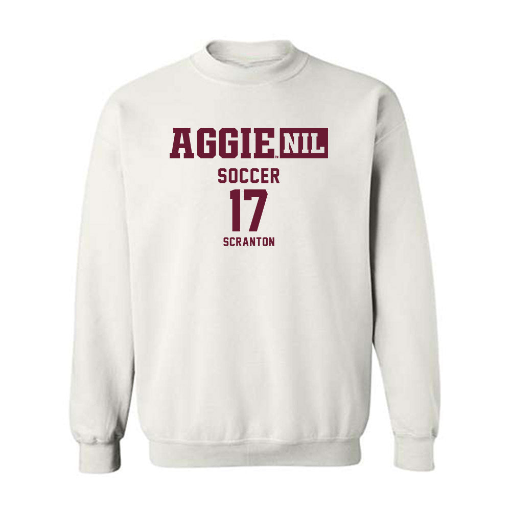 Texas A&M - NCAA Women's Soccer : Mia Scranton - Aggies NIL Classic Shersey Crewneck Sweatshirt-0