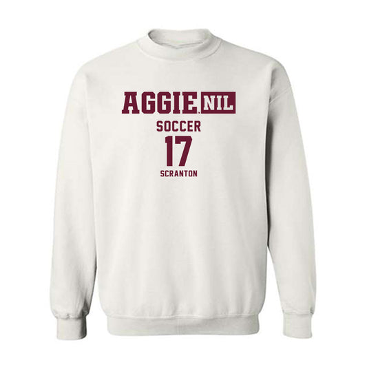 Texas A&M - NCAA Women's Soccer : Mia Scranton - Aggies NIL Classic Shersey Crewneck Sweatshirt-0