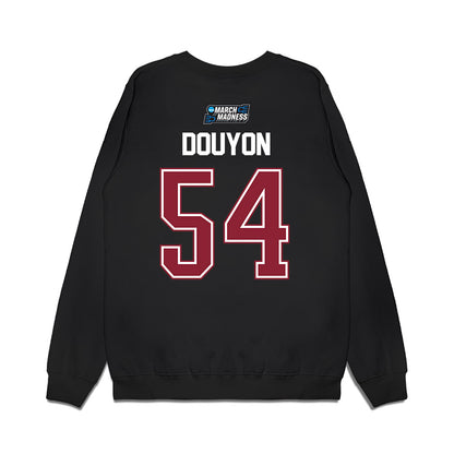 SCU - NCAA Men's Basketball : Malachi Douyon - NCAA® March Madness® 2026 Premium Crewneck Sweatshirt-1