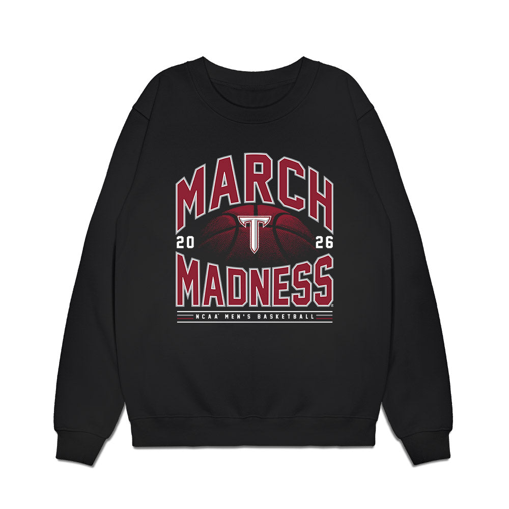 Troy - NCAA Men's Basketball : Cobi Campbell - NCAA® March Madness® 2026 Premium Crewneck Sweatshirt-0