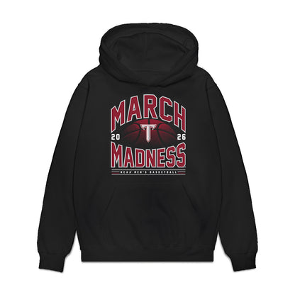 Troy - NCAA Men's Basketball : Emmanuel Clarton - NCAA® March Madness® 2026 Premium Hooded Sweatshirt-0