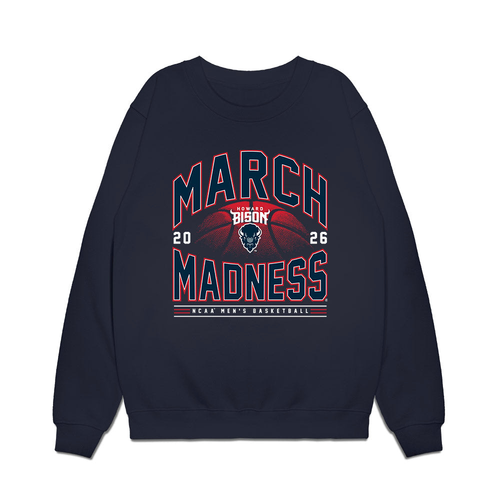 Howard - NCAA Men's Basketball : Cameron Gillus - NCAA® March Madness® 2026 Premium Crewneck Sweatshirt-0