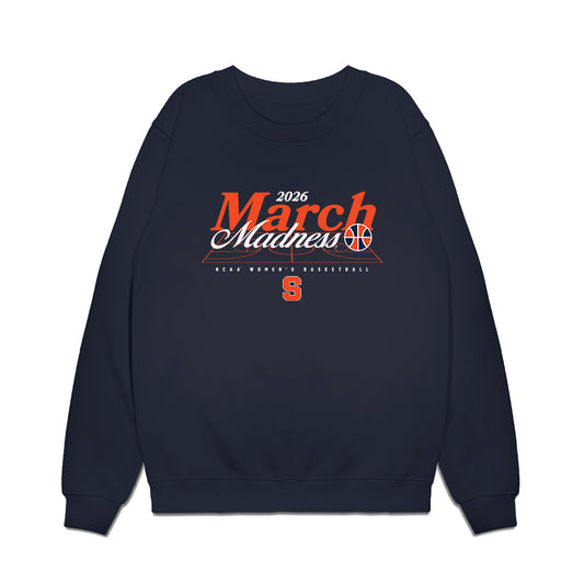 Syracuse - NCAA Women's Basketball : Journey Thompson - NCAA® March Madness® 2026 Premium Crewneck Sweatshirt-0