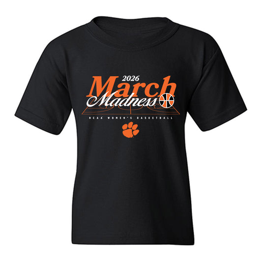 Clemson - NCAA Women's Basketball : Loyal McQueen - NCAA® March Madness® 2026 Youth T-Shirt-0