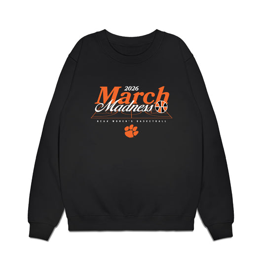 Clemson - NCAA Women's Basketball : Loyal McQueen - NCAA® March Madness® 2026 Premium Crewneck Sweatshirt-0