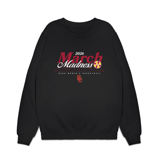 USC - NCAA Women's Basketball : Laura Williams - NCAA® March Madness® 2026 Premium Crewneck Sweatshirt-0